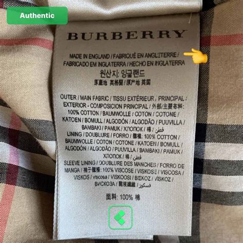 burberry coat authenticity check|check Burberry serial number.